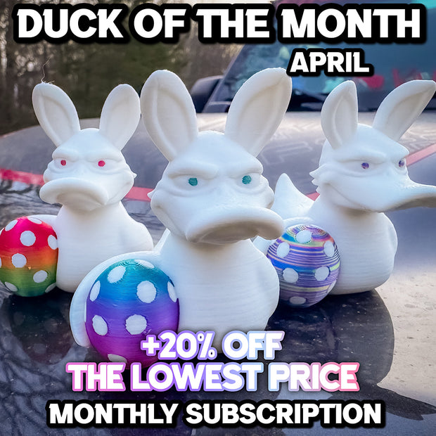 Duck of the Month - APRIL (Subscription)