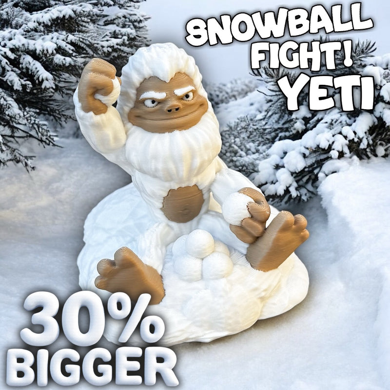 Snowball Fight! Yeti - DeskMate