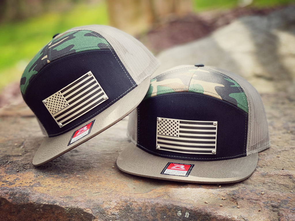 Camo Flat Bill Hat 